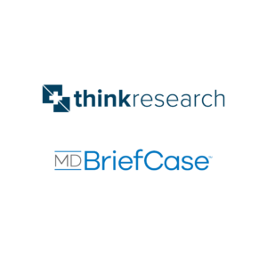 Think Research and MDBriefCase logos