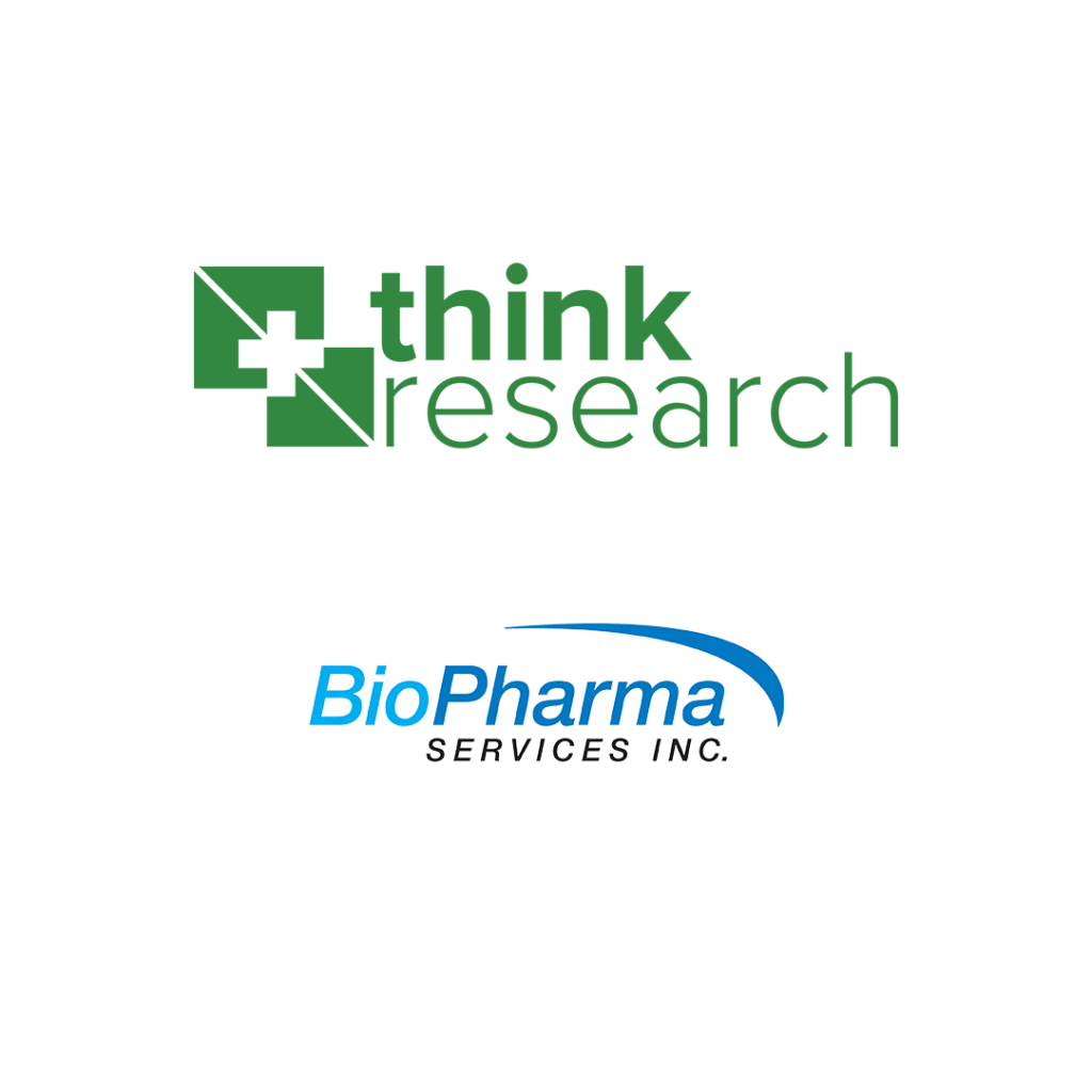 Think Research and BioPharma logos
